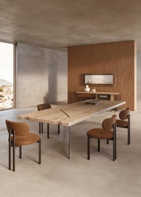 naturedesign, мебель, интерьер, эксклюзивная мебель , эксклюзивный стол , обеденный стол , деревянный стол , мурансское стекло 